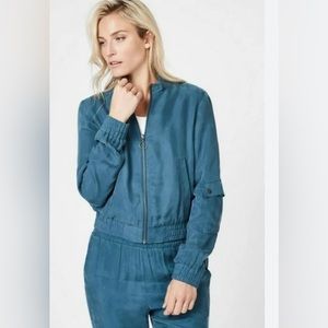 Sweaty Betty Cargo Jacket Size L, Blue Stargazer SB4913